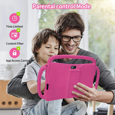 2024 New 5G WIFI Children's Tablet 4GB RAM 64GB ROM Portable Mini Tablet Quad Core Dual Camera 4000mAh Android 13