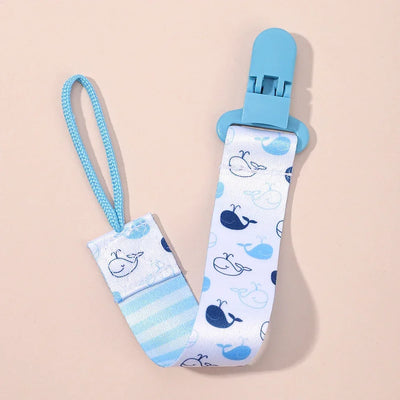 1PC BABY CARTOON PACIFIER CLIP CHAIN WITH FIXED BUTTON, ANTI-DROP BUCKLE STRAP, SOOTHER CHAIN FOR BABY FEEDING GIFT