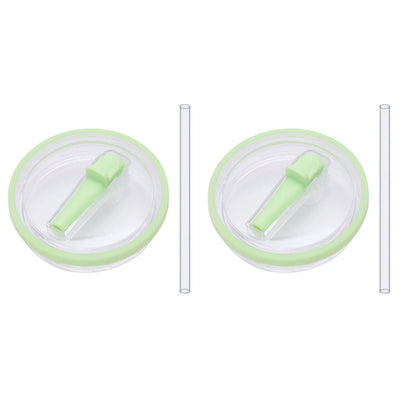 40Oz Tumbler Flip Straw Lid Replacement Spill Proof Reusable Tumbler Cover Splash Resistant Reusable Straw Cap for Stanley 40oz