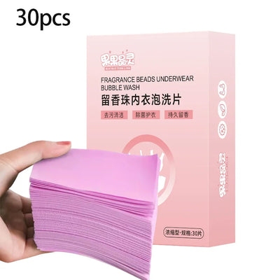 30Pcs Washing Powder Laundry Cleaning Children's Clothing Underwaer Laundry Soap Concentrated Detergent for Washing Machines