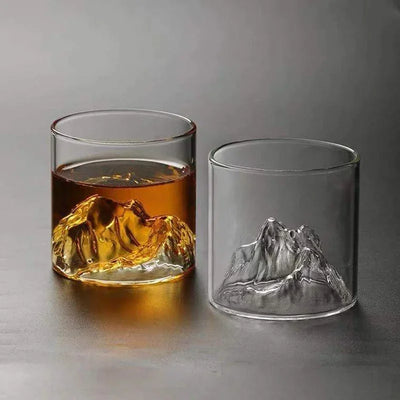 200/300ML Creative Glass Mountain Viewing Cup Mountain Teacup Japanese Cup Household High Beauty Water Mug