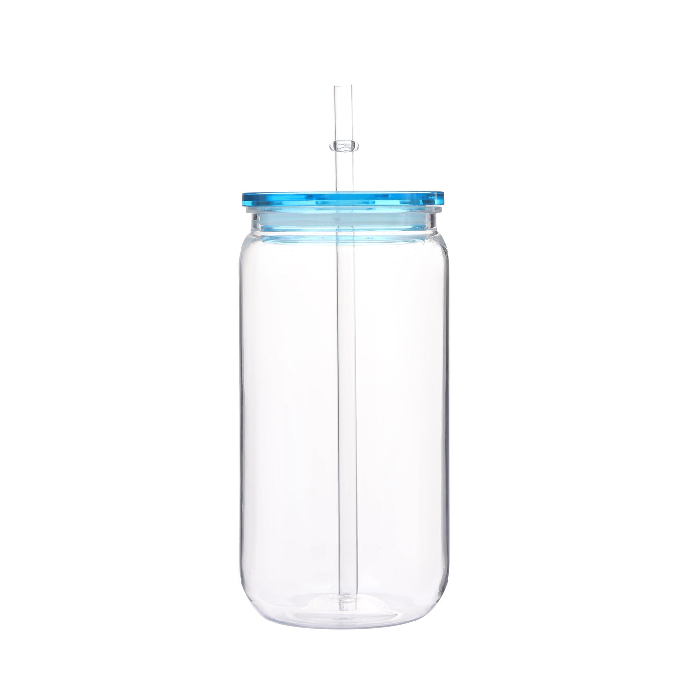16oz Colorful Lid Transpare Plastic Cup with Lids And Straws Replacement Lids for Can Shaped  Iced Coffee Cups Cute Tumbler Cup