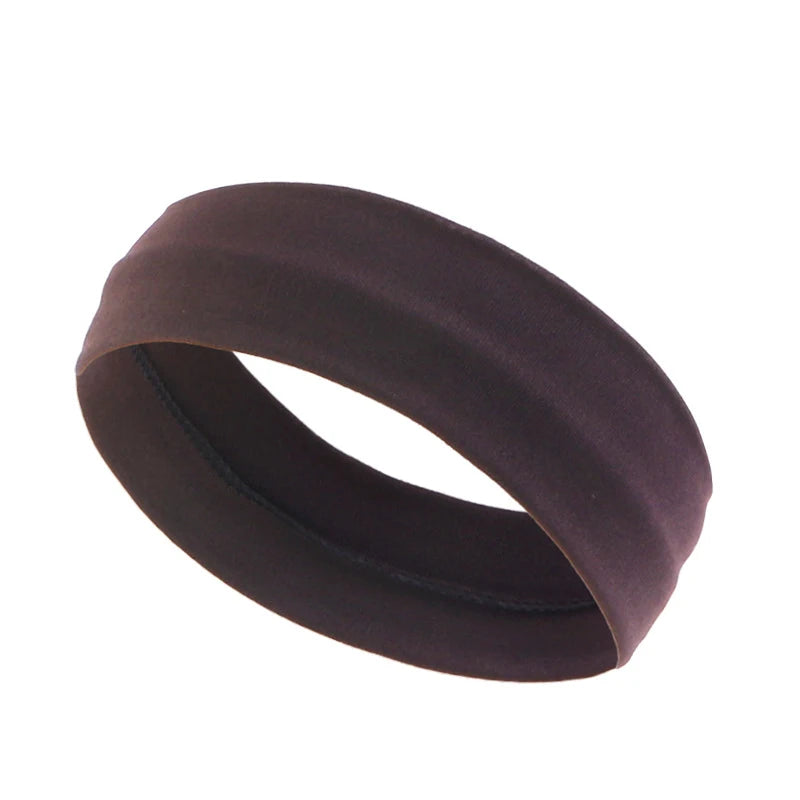 Summer Sports Headbands For Women Fitness Run Yoga Bandanas Solid Color Elastic Hair Bands Stretch Makeup Hair Accessories 2023