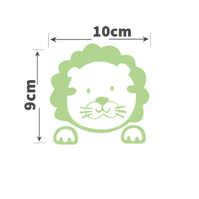 Cartoon Glow in the Dark Sticker Light Switch Sticker Luminous Wall Stickers Decal for Kids Room Decoration Home Decor Cat Fairy