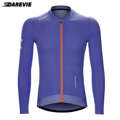 DAREVIE Cycling Jersey Long Sleeve Men Women 2025 Cool Feel Man Cycling Maillot Breathable Quick Dry SPF 50 Slim Fit Small Size