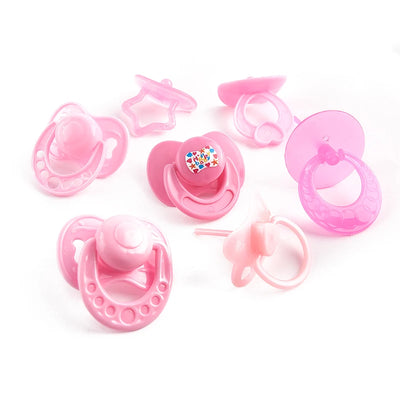 2Pcs/set Lovely Doll Pacifier Doll Play House Supply Dollhouse Dummy Nipple Kids Toy Dohllhouse Doll Baby AccessoryКукольный Дом