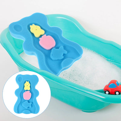 Bath Mat Sponge Newborn Bathroom Mats Cushion Tub Infant Support Skin-friendly