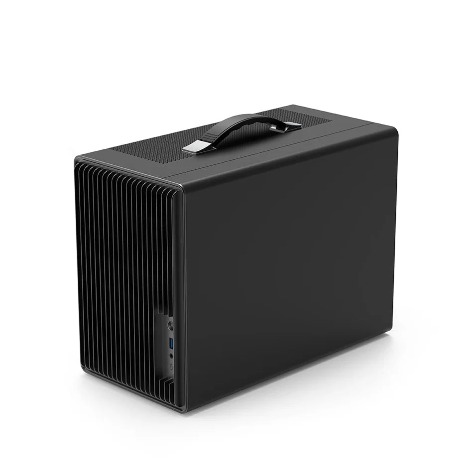 Power Train P40 Mesh MATX Desktop Case ITX Small Computer Handheld DIY Mini ITX Computer Chassis Support ATX/SFX Power Supply