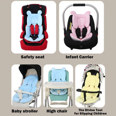 Baby Stroller Seat Cushion Pad for Car Puchair Liner Mat Thicken Cotton Breathable Cart Mattress Infant Baby Pram Accessories