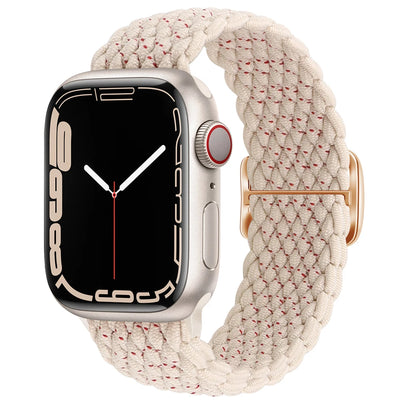 Braided Solo Loop For Apple watch band 45mm 44mm 40mm 49mm 38 41mm Elastic correa bracelet series 8 9 5 4 3 SE 6 7 Ultra 2 strap