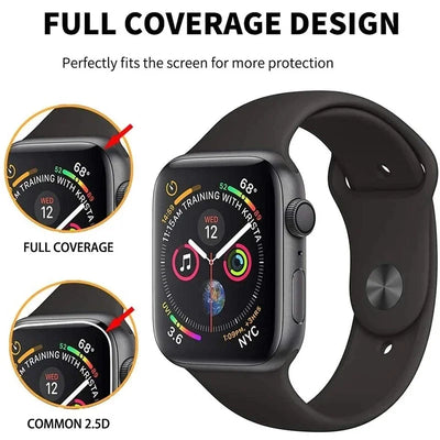 5PCS Screen Protector for Apple Watch 10 9 8 7 6 5 40MM 41MM 42MM 44MM 45MM 46MM Ceramic Film for IWatch Ultra 49MM Not Glass