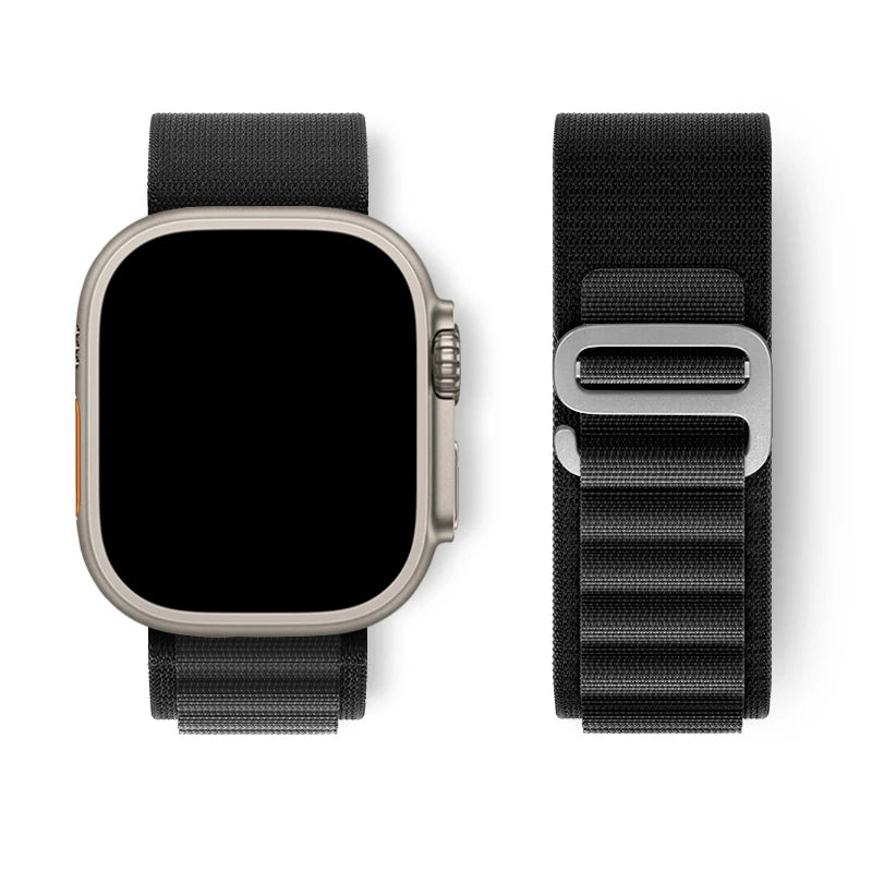 Alpine loop Strap for Apple watch Ultra Band 49mm 45mm 46mm 44mm 41mm 42mm 40mm Nylon bracelet correa series 10 9 8 7 SE 6 5 4 3