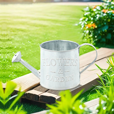 Vintage Watering Can Flower Kettle Retro Water Bucket Sprinkler Pot Iron Flower Pots Metal Vase Home Garden Decoration
