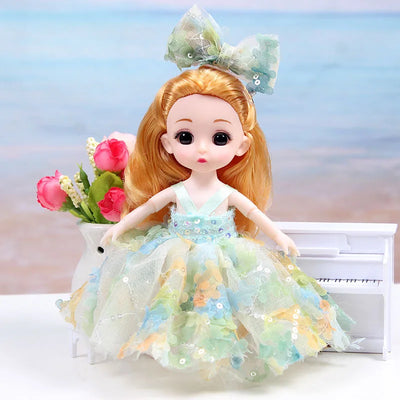 Mini multi-joint Molly girl doll 17 cm changeable constant tide confused Barbie doll