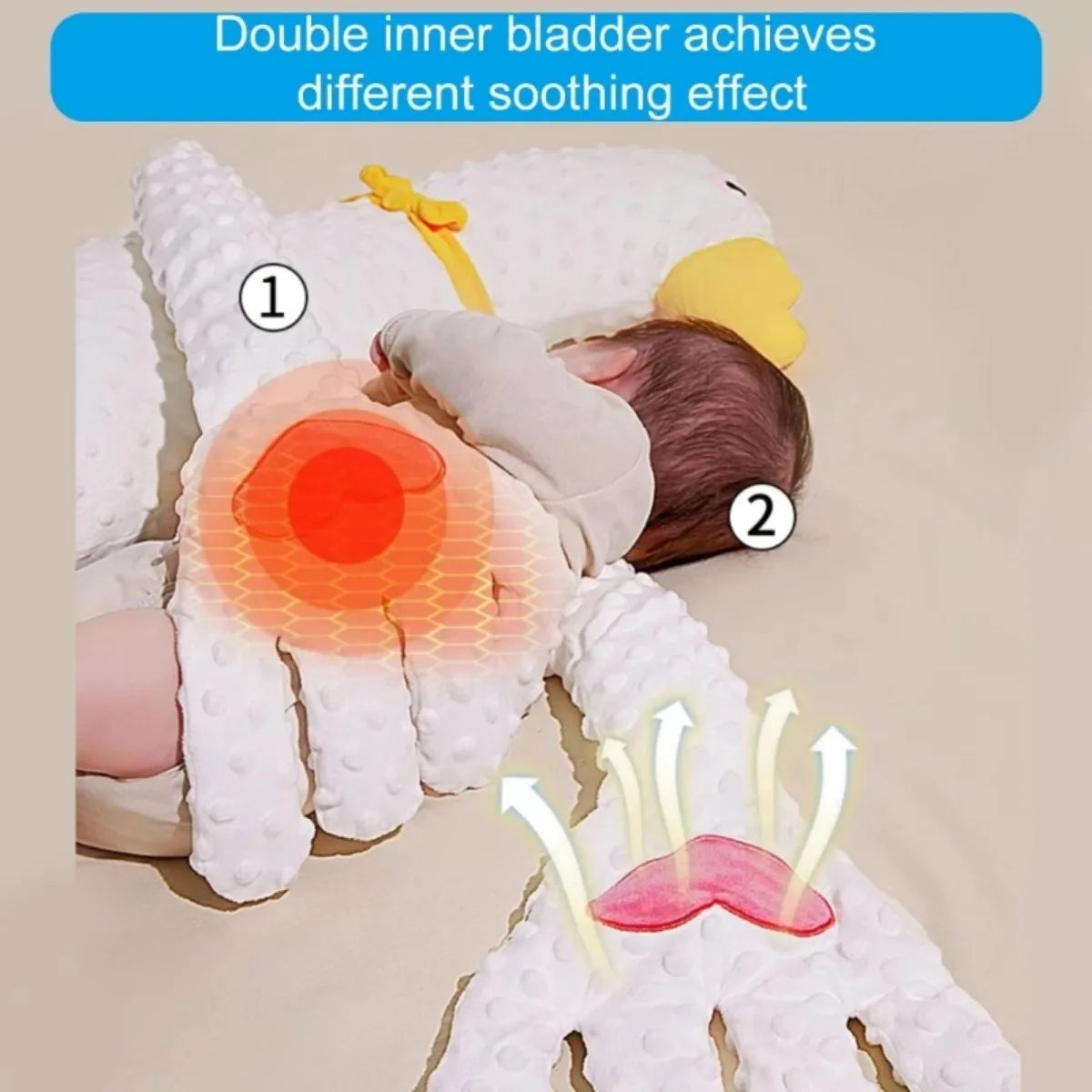 Baby Electric Palm Sleep Pillow Soothing Toy Baby Pillow Newborn Sleeping Patting Animals Doll Kids Neck Pillows Babies Nursing