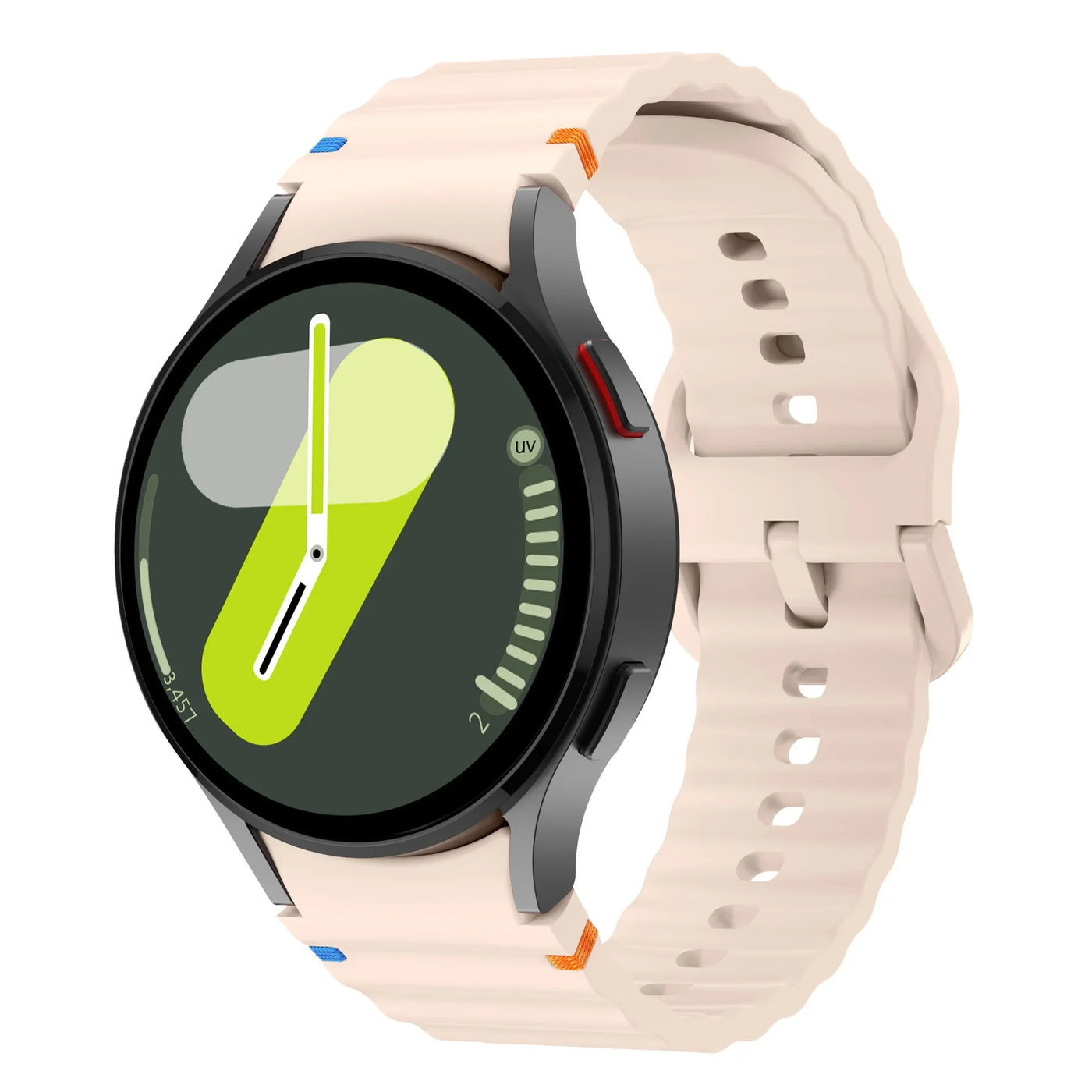 Original Silicone band for Samsung Watch 7 6 5 pro 44mm 40mm 45mm FE Sport Bracelet For Galaxy Watch 6Classic 43mm 47mm Strap