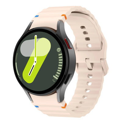 Original Silicone band for Samsung Watch 7 6 5 pro 44mm 40mm 45mm FE Sport Bracelet For Galaxy Watch 6Classic 43mm 47mm Strap