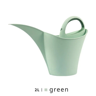2L Plastic Long Mouth Watering Can Wear-resistant Large Capacity Flower Watering Pot With Handle Watering Tools Garden Supplies