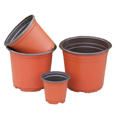 100PCS Plant Nursery Pot Seed Starting Pot Plastic Flower Plant Container ,Succulents Seedlings Cuttings Transplant 9/12/15cm