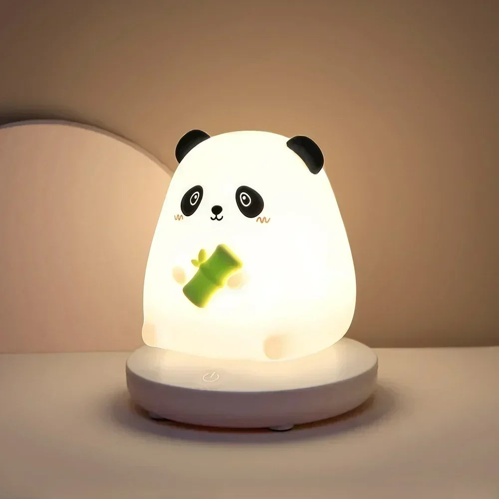 Newest Official Genshin Impact Hu Tao LED Night Light USB Rechargeable Silicone Night Lamp Table Lamp for Bedroom Decor Gifts