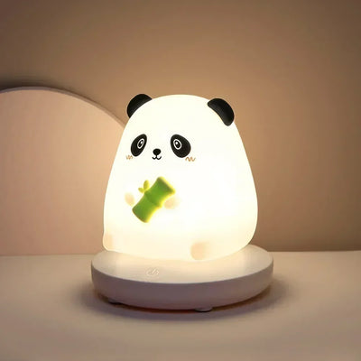Newest Official Genshin Impact Hu Tao LED Night Light USB Rechargeable Silicone Night Lamp Table Lamp for Bedroom Decor Gifts