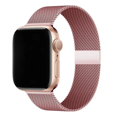 milanese Loop Band for apple watch Strap Ultra 49mm 45mm 44mm 41mm 40mm Metal Wristband bracelet iwatch series 9 8 7 6 5 4 3 SE