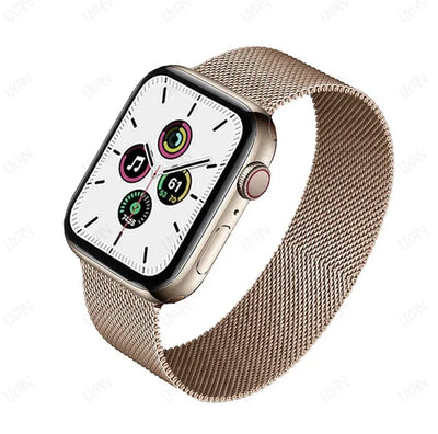 Milanese Loop for apple watch band 44mm 45mm 40mm 41mm 38-42mm pride bracelet iwatch series 9 8 7 6 SE 5 4 3 ultra 2 49mm strap
