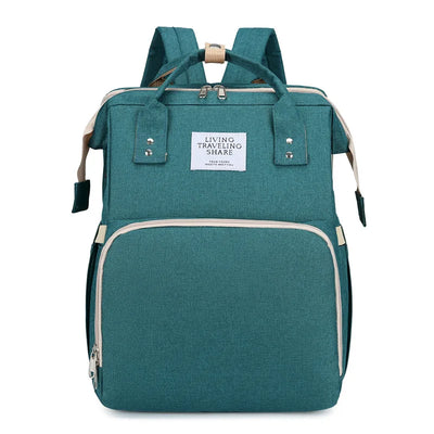 Large Capacity Foldable Crib Bag Portable Mummy Backpack Upgraded Version of Mummy Bag Multifunctional Outdoor Folding Mummy Bag