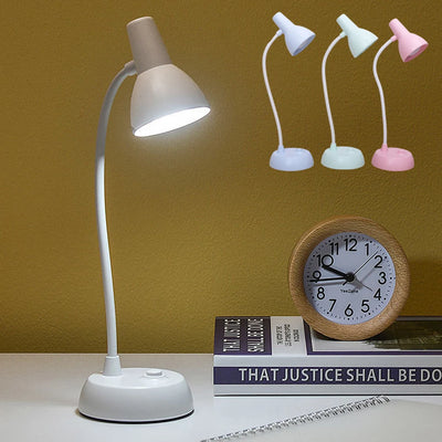 LED Eye Protection Book Night Light Adjustable Angle Mini Clip-On Study Desk Lamp AA Battery USB Plug-in for Bedroom Reading