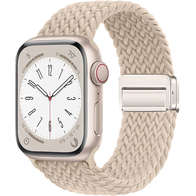 Braided Strap For Apple Watch Band 40mm 45mm 41mm 44mm 49mm 38 magnetic buckle Nylon Bracelet iWatch series se 7 5 6 8 9 Ultra 2
