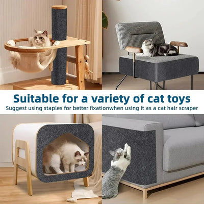 Trimmable Cat Scratching Mat Cat Scratcher Sofa Tape Scratching Post Self-adhesive Carpet Cats Scratch Board Cat Accessories Hot