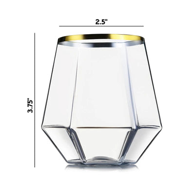 360ml Wedding Wine Glasses Drinkware Transparent Cocktail Glass Party Bar Club Drinking Tools Tea Coffee Mug