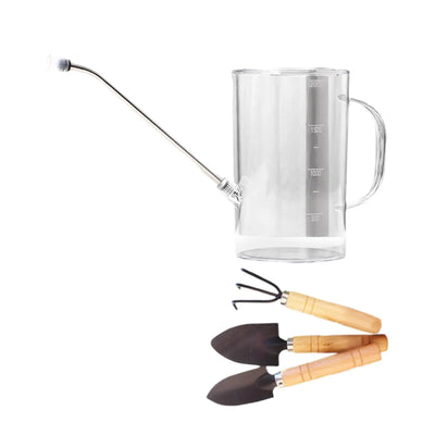 1L Watering Can with 3 Gardening Tools Easy to Use Plant Watering Can for Flower Bonsai Office Garden Flower Indoor Outdoor