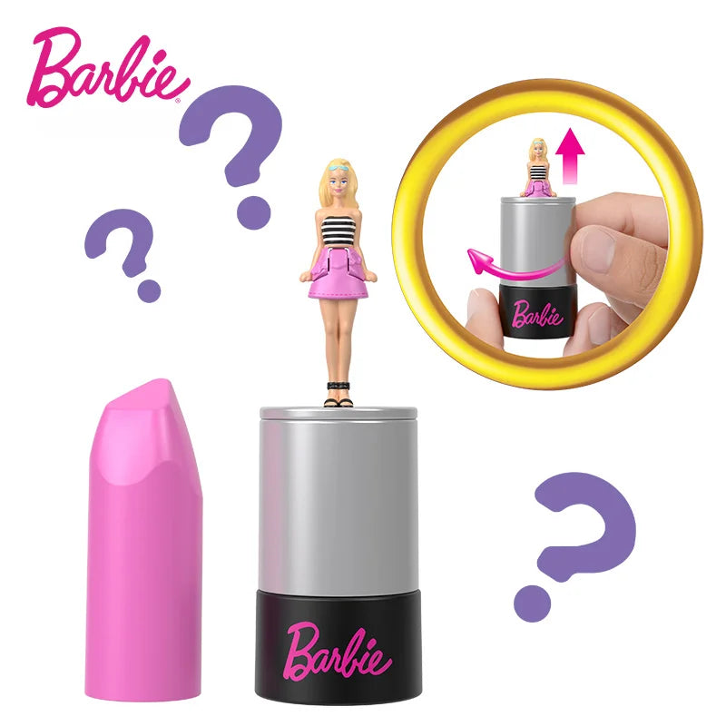 2024 Barbie Doll Miniature Barbieland Lipstick Mystery Surprise Mysterious Box Dolls for Girl Children's Toys Christmas Gift
