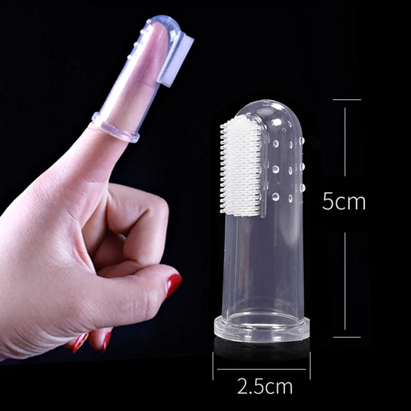 Pet Silicone Finger Cots Toothbrush Cats Dogs Brushing dog accessories Pet Teeth Oral Cleaning Products In Addition Perros