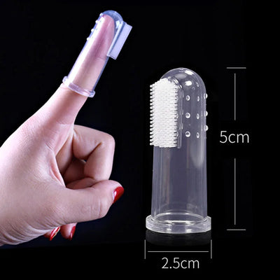 Pet Silicone Finger Cots Toothbrush Cats Dogs Brushing dog accessories Pet Teeth Oral Cleaning Products In Addition Perros