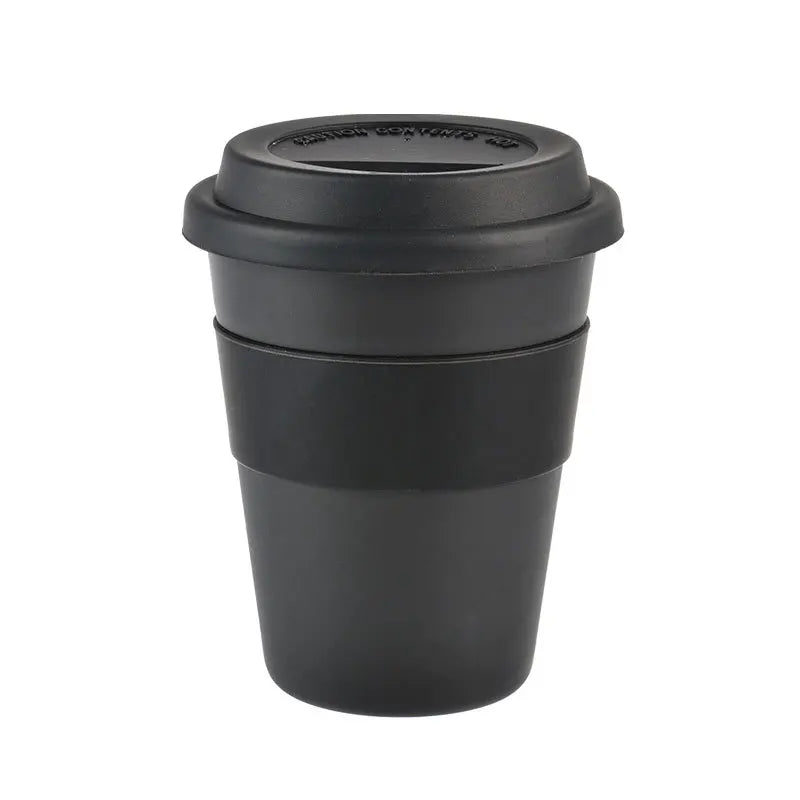 Reusable Water Cup Heat Insulated Outdoor Travel Travel Mug 400ml Hotel Cup With Silicone Lid Drinkware Portable Tea Coffee Cup
