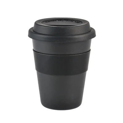 Reusable Water Cup Heat Insulated Outdoor Travel Travel Mug 400ml Hotel Cup With Silicone Lid Drinkware Portable Tea Coffee Cup