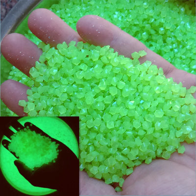 Luminous Sand Glow In Dark Stone Pebble Garden Yard Outdoor Path Lawn Decoration Fish Tank Aquarium Home DIY Decor 3-5mm