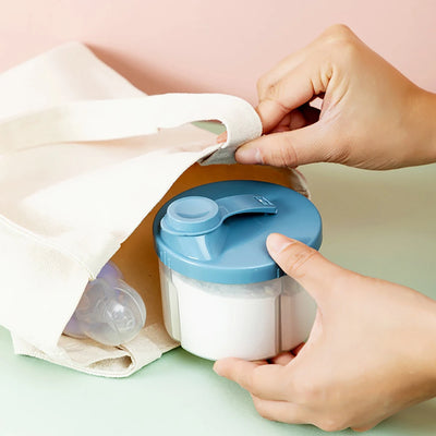 Portable milk powder packing box rotary multi-purpose four-cell packing box easy to disassemble and easy to clean