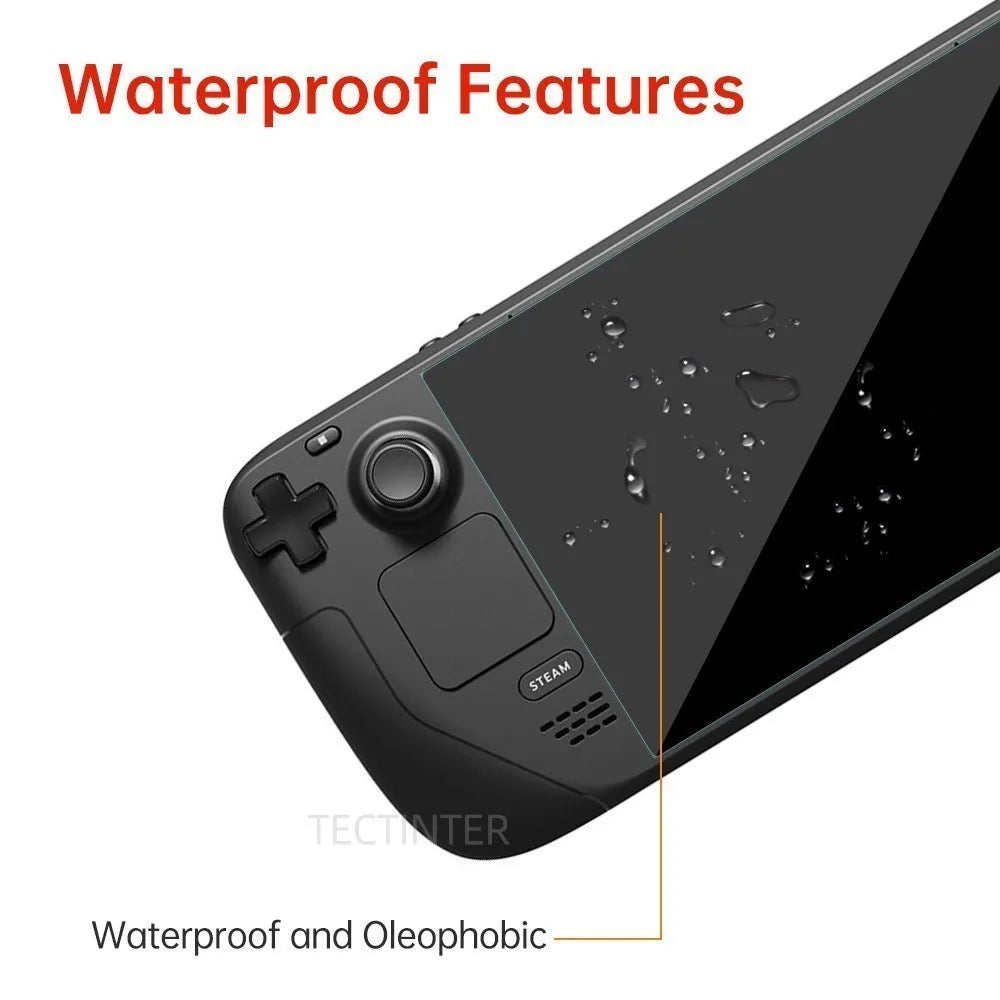 PREMIUM TEMPERED GLASS SCREEN PROTECTOR FOR VALVE STEAM DECK – 9H ANTI-SCRATCH GUARD FILM