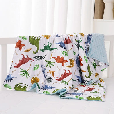 Elinfant 3 Layers Soft Winter Baby Swaddle Blanket Photography Accessories For Newborn Baby Items Bedding Quilt