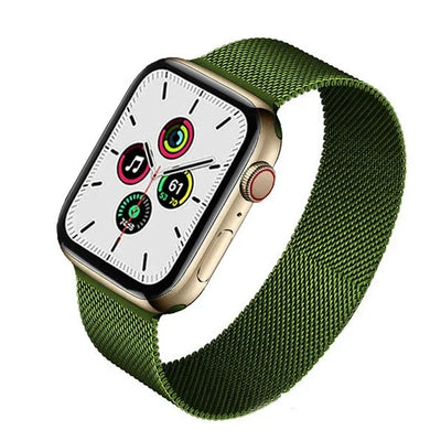 Milanese Loop for apple watch band 44mm 45mm 40mm 41mm 38-42mm pride bracelet iwatch series 9 8 7 6 SE 5 4 3 ultra 2 49mm strap