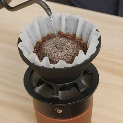 Portable Collapsible Coffee Filter Silicone Drip Coffee Tea Holder Funnel Basket Reusable Tea Pot Cake Cup Coffee Filter Dripper