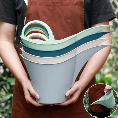 2L Plastic Long Mouth Watering Can Wear-resistant Large Capacity Flower Watering Pot With Handle Watering Tools Garden Supplies