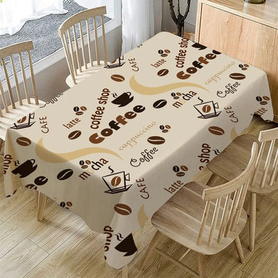 Tablecloth Model Retro Coffee Waterproof dining table Nauble Ceremony Decoration Rectangular tablecloth Kitchen Textile For the