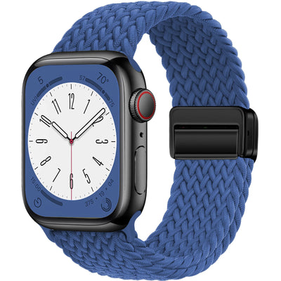 Braided Strap For Apple Watch Band 40mm 45mm 41mm 44mm 49mm 38 magnetic buckle Nylon Bracelet iWatch series se 7 5 6 8 9 Ultra 2