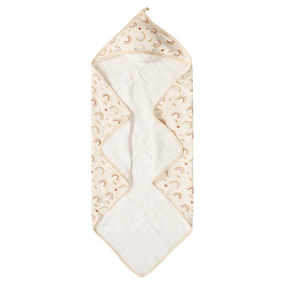 Elinfant Baby Bath Towels Soft Newborn Hooded Towel Blanket,100% Cotton Crepe Cloth Baby Bathrobe