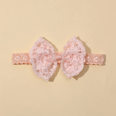 Headbands for Girl Soft Elastic Lace Bow Baby Girl Hair Band Children Turban Kids Headwear Hair Accessories for Newborn Infant