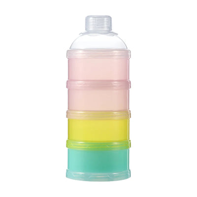 Baby Feeding Portable 4 Layer Milk Powder Storage Box Fruit Snacks Candy Food Container